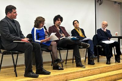 Presentación del libro se efectuó en la Universidad Alberto Hurtado con invitados que comentaron el libro.