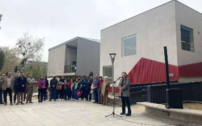 Foto exterior nuevo edificio Espacio de Innovación de la Docencia en el Área de las Artes Integradas, Corporalidad y Psicomotricidad para Educación Parvularia y Básica