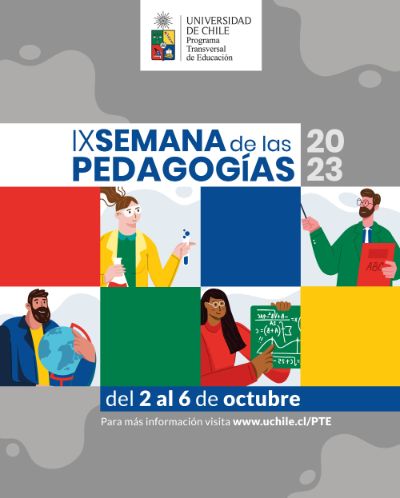 Afiche Semana de las Pedagogías 2023