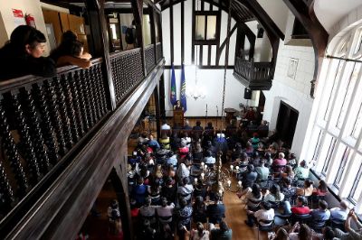 La Ceremonia de Traspaso fue realizada en el Hall Central del Palacio Pedro Torres.