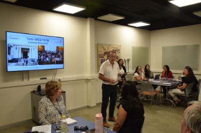 Francisco Martínez, decano de la Facultad de Ciencias Físicas y Matemáticas.