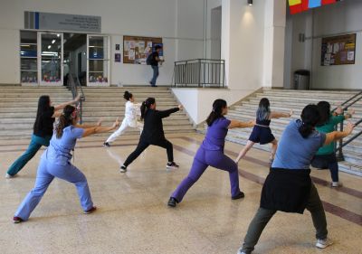 Taller de Qi gong fue parte de las actividades interactivas presentes el la VI versión de la Feria Eloísa Díaz