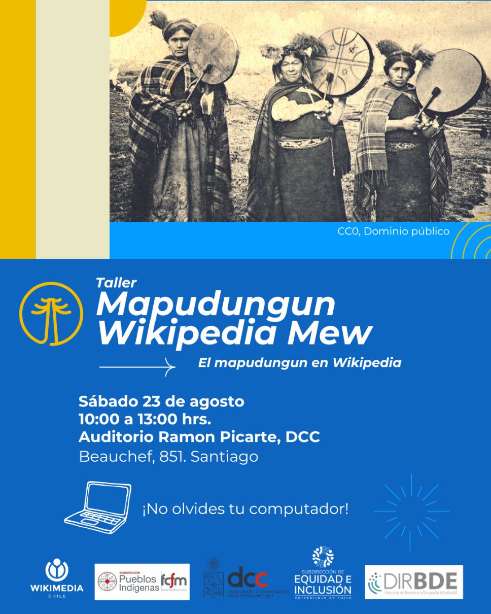 El objetivo de Mapudungun Wikipedia Mew  es entregar las herramientas para editar en Wikipedia.