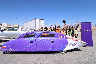 El equipo Eolian pertenece a la Facultad de Ciencias Físicas y Matemáticas.