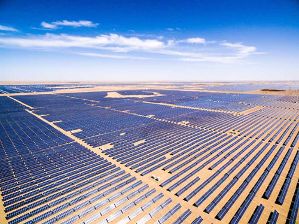 parque solar en el norte de chile