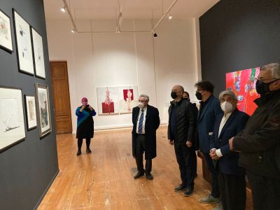 Parte del material donado por el artista estará durante el año exhibida en el MAC.