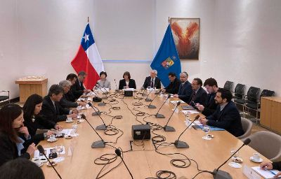 Por parte de la Universidad de Chile, participaron la Rectora Devés junto a académicos y autoridades de Facultades como Medicina y Ciencias Físicas y Matemáticas.