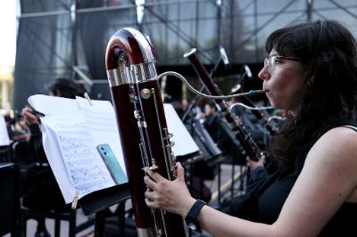 La Orquesta Sinfónica Nacional de Chile y el Coro Sinfónico de la Universidad de Chile protagonizaron el tercero de los cuatro conciertos del ciclo "Santiago Sinfónico".