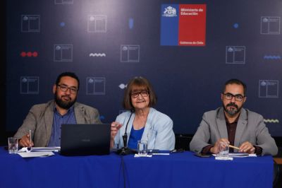 Los resultados fueron presentados por el ministro Nicolás Cataldo, el subsecretario Víctor Orellana, la Rectora Rosa Devés y de la directora del DEMRE, Leonor Varas. 