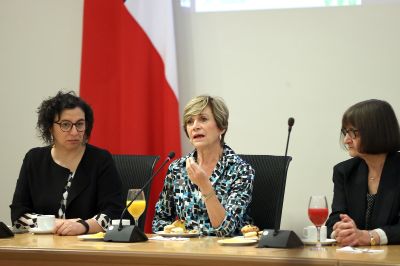 "Esto crea comunidad, crea sentido de patria, crea sentido de ciudad y ojalá efectivamente pudiéramos hacerlo mucho más", señaló la alcaldesa de Providencia, Evelyn Matthei.