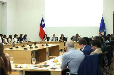 En la reunión participaron autoridades universitarias, representantes del Gobierno de Santiago y los alcaldes de Puente Alto, Germán Codina; Estación Central, Felipe Muñoz; Maipú, Tomás Vodanovic; y Providencia, Evelyn Matthei, así como sus respectivos equipos de trabajo.