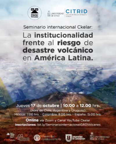 Gráfica Seminario de Riesgo volcánico