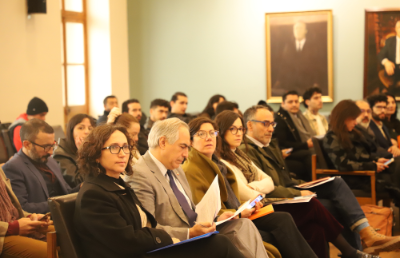 La directora de Innovación Anahí Urquiza junto al Senador Francisco Chahuán, la Ministra de CTCI Aisén Etcheverry; y la Subsecretaria de Economía y Empresas de Menor Tamaño, Javiera Petersen 