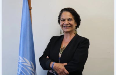 La directora regional de la UNESCO para África del Sur Lidia Brito, dictó una charla magistral para abordar el fortalecimiento de la interfaz ciencia-política a nivel internacional.