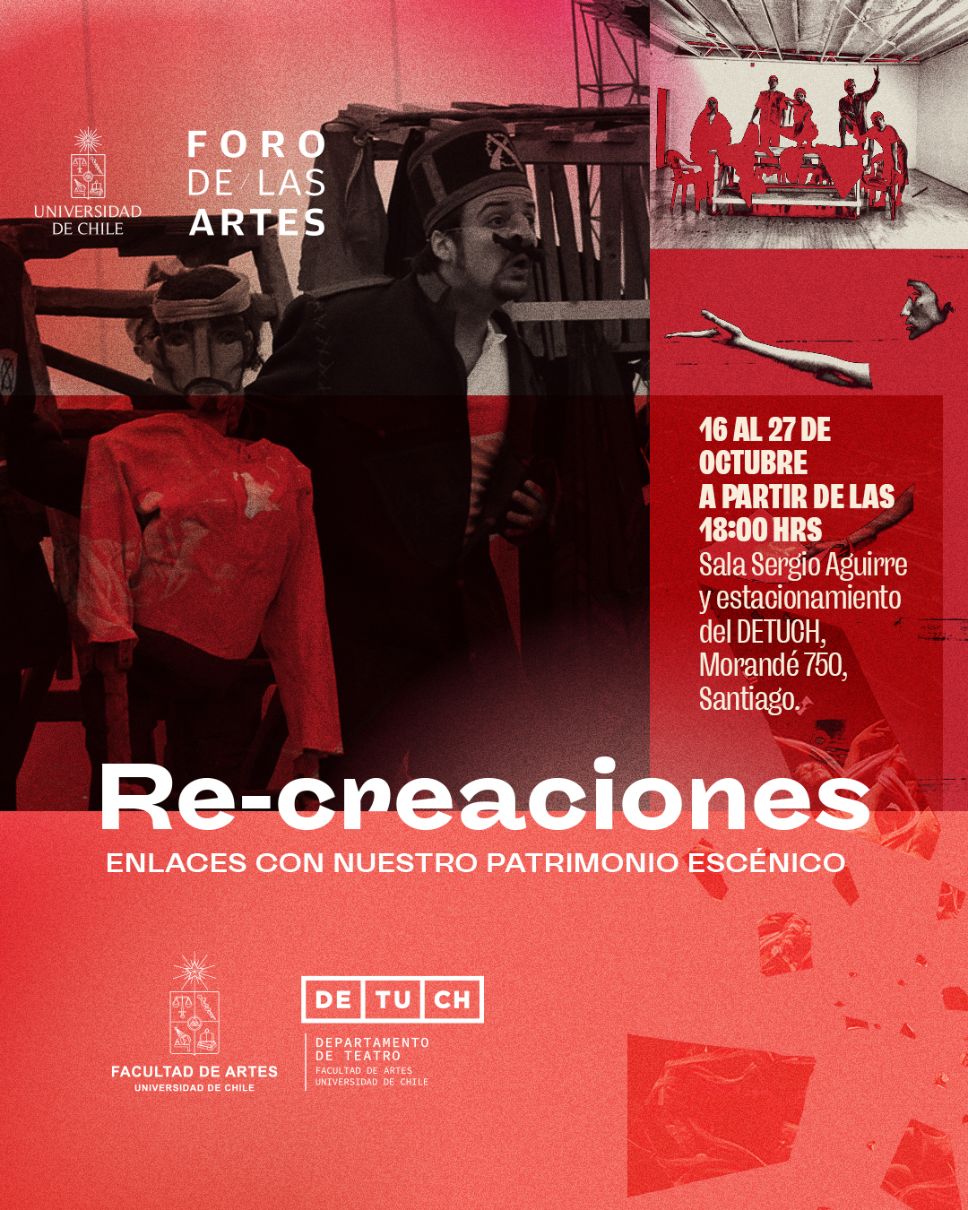 Re-creaciones. Enlaces con nuestro patrimonio escénico propone revisitar y poner en diálogo esa memoria a través de cinco jornadas con semi-montajes, lecturas dramatizadas, instalaciones y conversatorios.