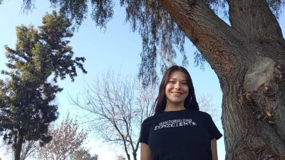 La estudiante Karen Ibarra participó del CFG el año pasado y valoró la experiencia que le permitió sistematizar su trabajo, recibir retroalimentación y compartir con otras y otros compañeros.