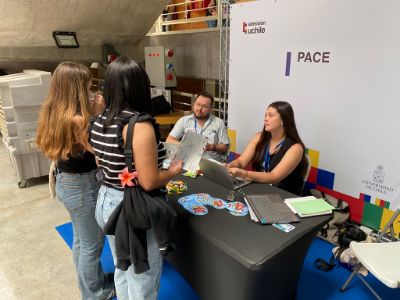 El equipo PACE también se hizo presente en la Semana de las y los Postulantes.