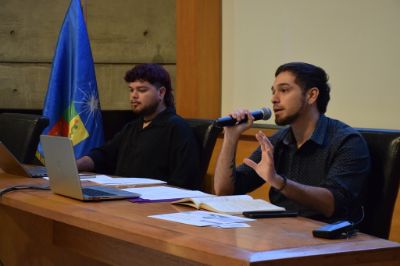 Ignacio Allende (izquierda) y Aaron Michelow (derecha), fueron quienes presentaron parte de los resultados del informe. 