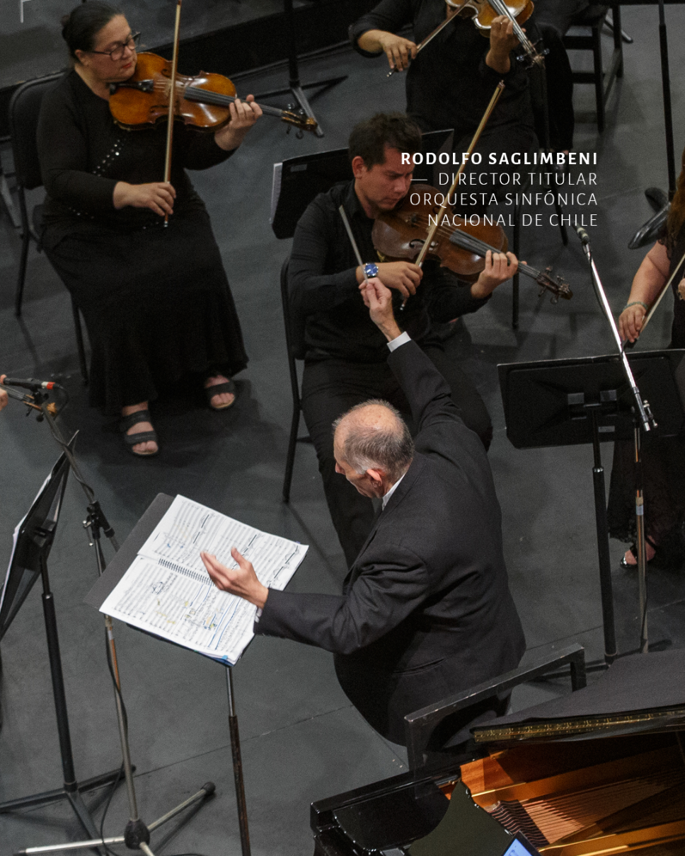 El concierto contará con la batuta titular de la Sinfónica Nacional, Rodolfo Saglimbeni
