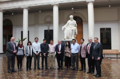 Ceremonia de entrega de becas Santander