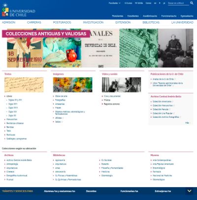 Sitio web Colecciones antiguas y valiosas