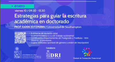 Estrategias para guiar la escritura académica en doctorado.