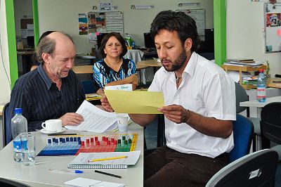 El taller fue realizado por el equipo ECBI a la Fundación Educación 2020 el lunes 19 de enero.