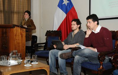 Participantes del debate del Campus Norte, una de las instancias de esta jornada, que continuará el 21 de agosto en Campus Sur, Andrés Bello y Beauchef. 