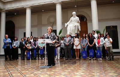 La Presidenta destacó que con la gratuidad se cambia la concepción de la educación como un derecho social.