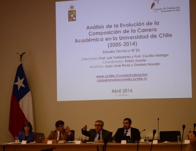 Presentación del ET N°26 sobre la evolución de la carrera académica en la Universidad