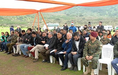 El intendente de metropolitano, Claudio Orrego y el alcalde de Maipú, Christian Vittori, junto a otras autoridades, vecinos y miembros de la comunidad universitaria participaron de la ceremonia.