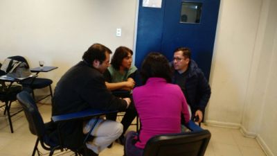 Docentes en el Taller