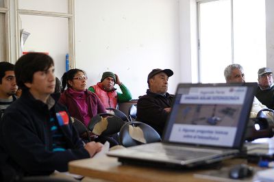 Los integrantes de la comunidad fueron capacitados por la empresa a cargo de la instalación del sistema.