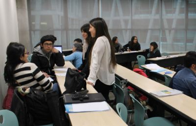 Con los resultados entregados se realizó un taller para elaborar estrategias de uso en aula.