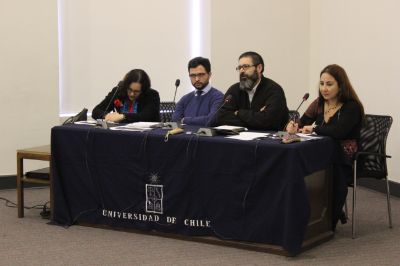 Victoria Valenzuela, Juan Carlos Gimeno y Claudio Nash, junto a Marcela Alcota de la ICU.