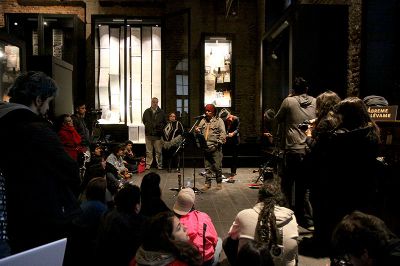 Intervención poética "Ad Mapu Constituyente: Identidad Mapuche como Sujeto de Derechos" en la Casa Central de la U. de Chile.