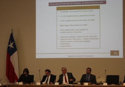 Creación del Magíster en Gestión Educacional en la XIV Sesión Ordinaria del Consejo Universitario