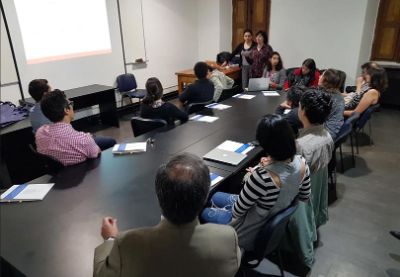 Los finalistas fueron invitados a un encuentro en el que pudieron compartir perspectivas sobre cada proyecto junto a sus pares, académicos y autoridades del Departamento de Postgrado y Postítulo.