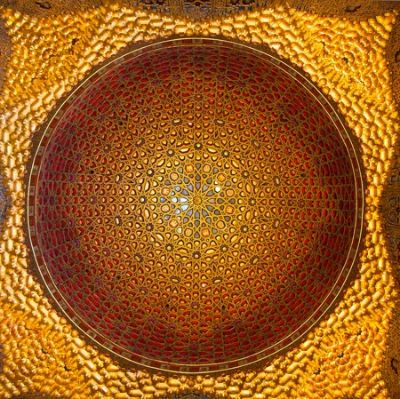 Arte mudéjar español - Cúpula de los embajadores. Real Alcazar de Sevilla (s. XIV).