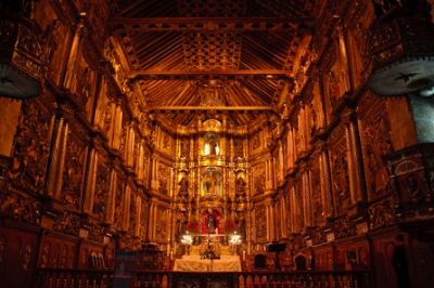 Artesonado, Iglesia de San Francisco de Bogotá (s.XVI).