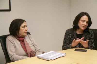 En la reunión también estuvo presente Carmen Andrade, encargada de la Dirección de Igualdad de Género y Karen Poniachik, directora del Centro Global de la Universidad de Columbia para América Latina.