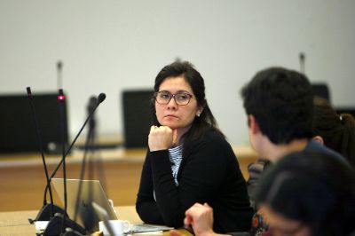 Lilian Zárate, directora de Extensión de la Universidad Nacional de Asunción.