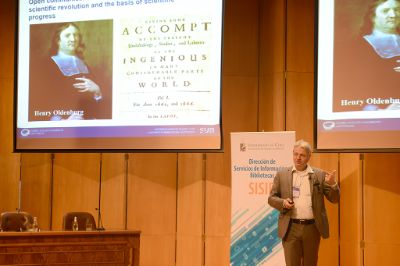 Jan Brase, jefe de investigación y desarrollo de la Universidad de Göttingen (Alemania) y presidente del Consejo Internacional de Información Científica y Técnica (ICSTI)