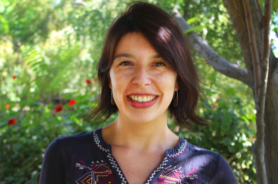 La Directora de Mundo Granja de la Facultad de Ciencias Veterinarias, Carola Gutiérrez.