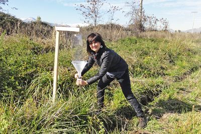 La académica de la Facultad de Ciencias Veterinarias y Pecuarias, Audrey Grez, realizará el Taller "Los insectos en nuestras vidas y en el arte" con niños y niñas de San Joaquín.