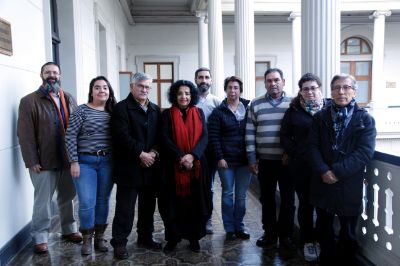 Integrantes de la mesa de trabajo de la sociedad civil sobre Colonia Dignidad