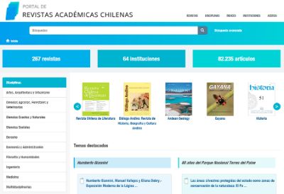 El portal permite acceder a 82.235 artículos de 267 revistas electrónicas editadas por 64 instituciones.