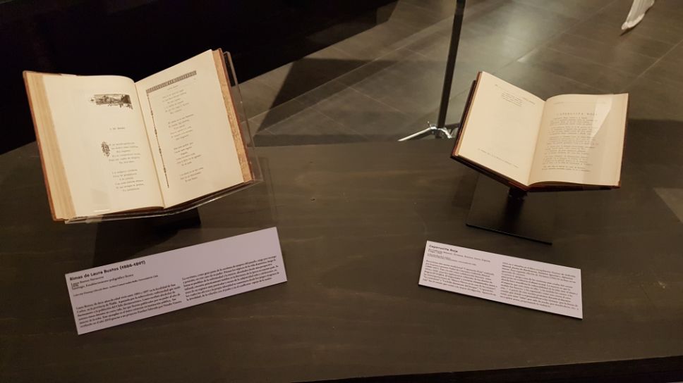 Ambas obras forman parte de la exposición "Mujeres Públicas", muestra elaborada por el Archivo Central Andrés Bello.