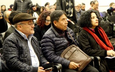 En la Sala Eloísa Díaz se realizó este miércoles 7 de agosto el seminario "Diálogos entre pueblos en el camino de vivir bien".