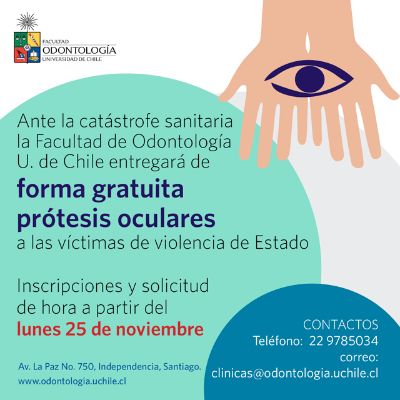 Para inscribirse y tomar hora las personas pueden escribir a clinicas@odontología.cl o llamar al 228785034.